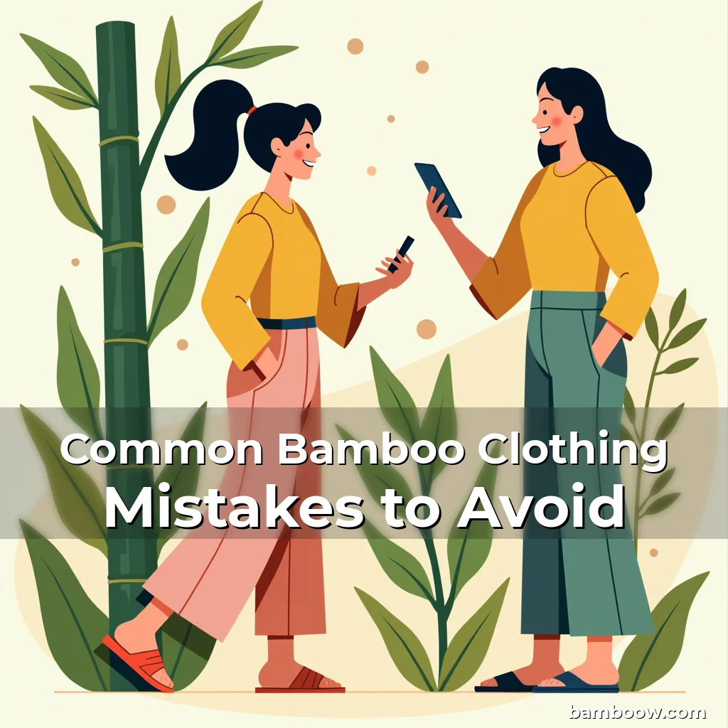 Read more about the article Common Bamboo Clothing Mistakes to Avoid